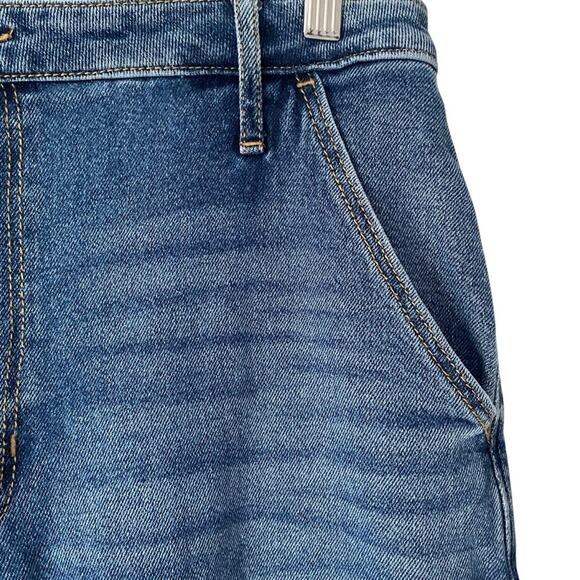 Abercrombie & Fitch Ultra High Rise Dad Jeans Flannel Trim size 31 - Picture 4 of 8